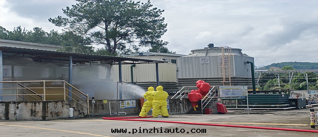 蕉嶺(lǐng)縣(xiàn)2025年(nián)危險化(huà)學(xué)品生(shēng)産安(ān)全(quán)事(shì)故應(yìng)急演練丨暨梅州市(shì)海(hǎi)龍化(huà)工有限公(gōng)司液氨洩漏綜合應(yìng)急演練